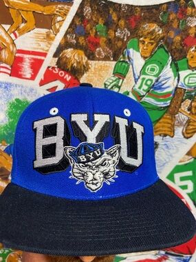 Vintage Bringham Young University Cougars Snapback Hat